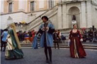 Tres Lusores, Danza Rinascimentale, Piazza del Campidoglio, 2001